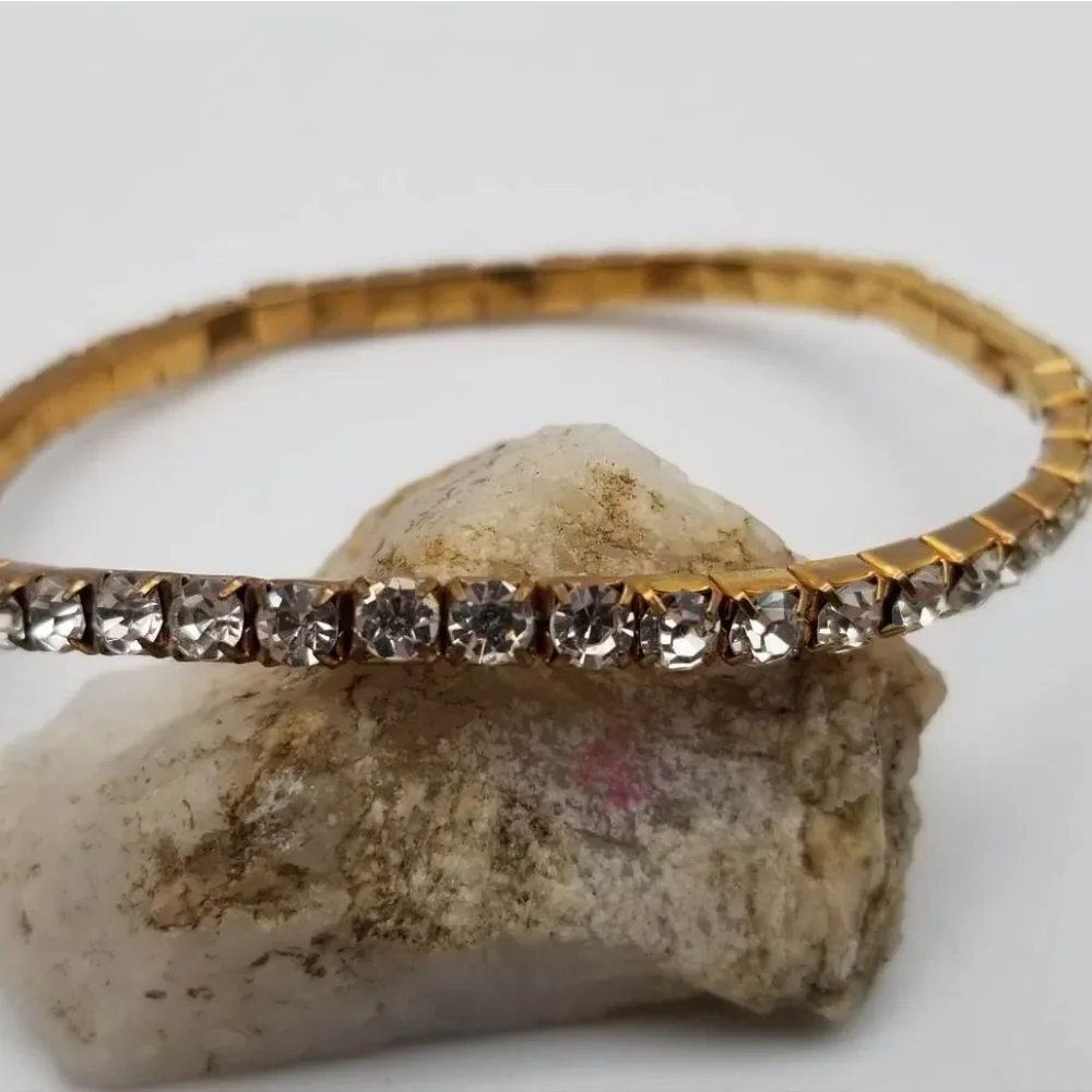 ‎Bejeweled crystal clear bracelet